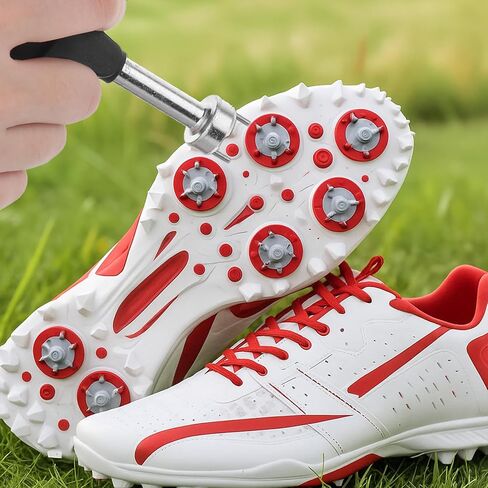 Golf Shoe Spikes Wrench, Stainless Steel Golf Shoe Spike Removal Tool with Comfortable Grip, Universal Golf Shoes Softspikes Remover, Golf Shoe Cleat Wrenches in Saudi Arabia