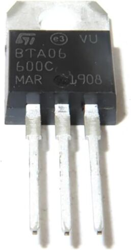 10PCS BTA06-600C 600B Triac BTA06 6A 600V TO-220(BTA06-600B) in Saudi Arabia