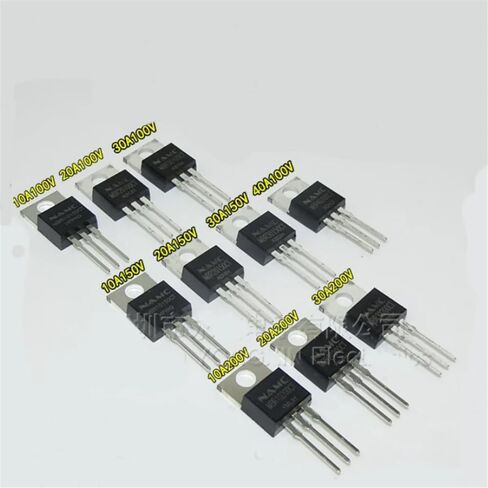 10PCS MBR20100CT 10A 150V 30A 100V 40100CT Diode TO220 MBR30150 20200 10150CT(MBR10150CT) in Saudi Arabia