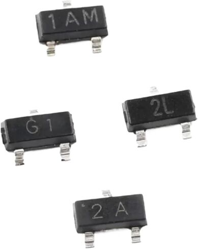 100PCS MMBT3904 5551 3906 2N5401 Transistor 1am 2A G1 2L SMD SOT23 (MMBT3904 1am) in Saudi Arabia
