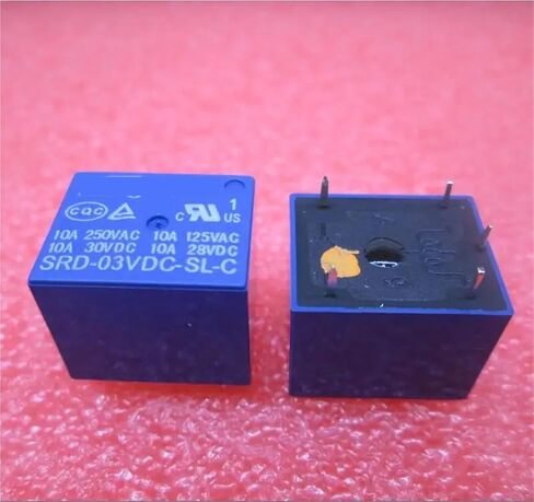 3V RELAY SRD-03VDC-SL-C SRD-03VDC SRD 03VDC-SL-C 3VDC 10A 250VAC T 73 DIP5 20PCS in Saudi Arabia