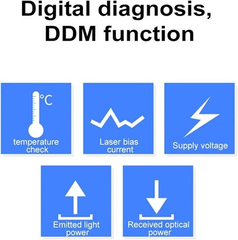 10G SM SC WDM SFP+ الوحدة النمطية 1270/1330NM الوضع المفرد 10-60km وحدة الألياف البصرية متوافقة مع التبديل (1PAIR 20km) in Kuwait