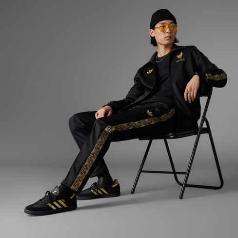 adidas ORIGINALS MEN'S MEXICO GOLD SLIM FIT TRACK JACKET, BLACK, MEDIUM in Saudi Arabia