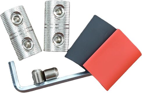 4 Gauge Wire Splicer Butt Connectors – 2 PCS Heavy-Duty Amp Wire Splicing Terminals with Heat Shrink Tubing in Kuwait