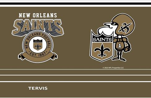 Tervis Traveler NFL New Orleans Saints - Cup Cup Tumbler Triped Triple معزول. in Kuwait