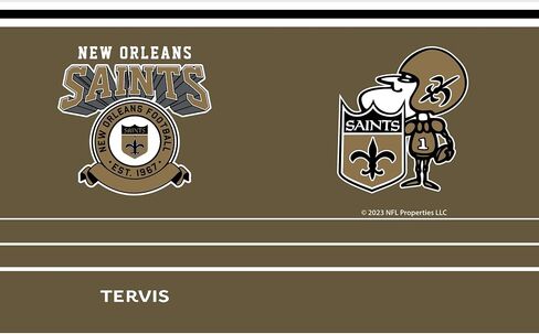 Tervis Traveler NFL New Orleans Saints - Cup Cup Tumbler Triped Triple معزول. in Saudi Arabia