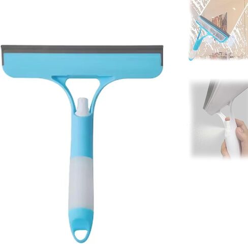 3 في 1 ممسحة الرش ، ممسحة النافذة مع رش ، رذاذ Windowsqueegee Cleaner مع زجاجة رذاذ للسيارة ، المنزل ، نوافذ المطبخ in Kuwait