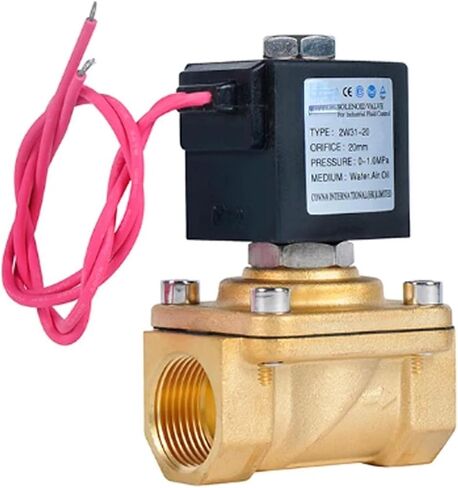 Electrical Valve 220V AC 2" DN50 Flow Control 12V Solenoid Shut-Off Valve for Water in Saudi Arabia