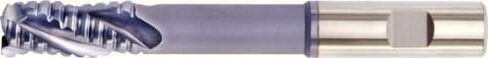 Widia Hanita TC6ANR13025 عالية الأداء 6ANR HP طاحونة النهاية الخشنة ، 0.014 "Chamfer ، 0.5" القطر ، HSS-PM ، TICN ، RH Cut ، Weldon Shank ، 3-Flute in Saudi Arabia