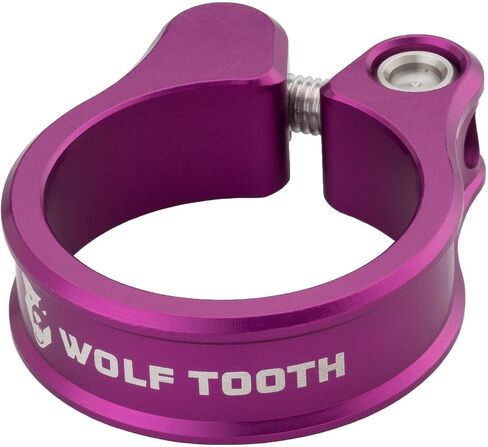 Wolf Tooth Seatpost Clamp 28.6mm Raw Silver in Saudi Arabia