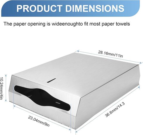 حامل المناشف الورقية جدار جدار تجاري ، حامل منشفة ورقي مقاوم للبصمة ل c-fold/multi-fold/tri-fold ، موزع منشفة يدوية بلا اتصال مع قفل in Saudi Arabia