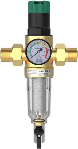 تصفية خط أنابيب تصفية ضغط صمام الصمام صمام أمان 1x 3/4 بوصة منظم الضغط مرشح in Kuwait