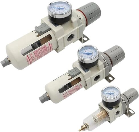 اكتب AW2000-02 AW3000-03 AW4000-04 ضاغط مرشح الهواء مرشح وحدة التحكم في زيت منظم ضغط الهواء الهوائي (AW3000-03 PC12-03) in Kuwait