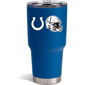 The Memory Company Officially Licensed NFL 30oz Insulated Stainless Steel Tumbler - Double Wall Vacuum Sealed Travel Mug with Built-In Bottle Opener, Leak-Proof Lid, Game Day Essential in Saudi Arabia
