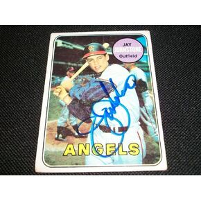قامت California Angels Jay Johnstone Auto بالتوقيع 1969 Topps Card #59 JSA Stamp N - بطاقات البيسبول الموقعة in Kuwait