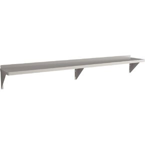 16 Gauge Stainless Steel 18" x 84" Heavy Duty Wall Shelf in Kuwait