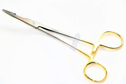 6.5 "Olsen Hegar Needle Holder TC إدراج + الذهب مقبض عالية الجودة من الألمانية غير القابل للصدأ 3EA (Cynamed) in Kuwait
