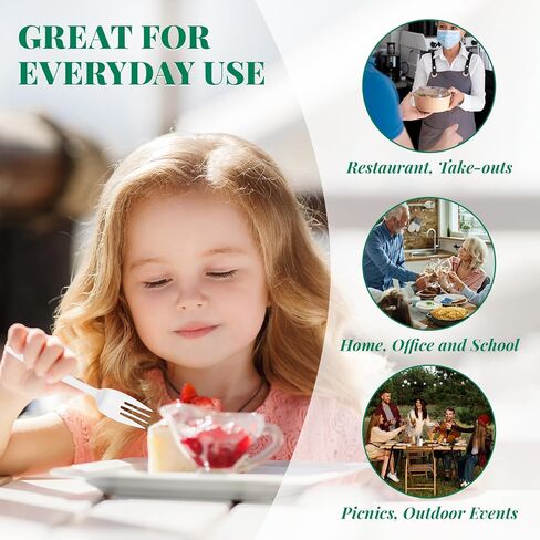 FocusLine 2000 Pack Place Plastic Spoons Bulk ، ملعقة صغيرة يمكن التخلص منها في الحرارة ، وأدوات فضية بلاستيكية لأخذ المطاعم والحفلات والنزهات والسفر وأي أحداث in Kuwait