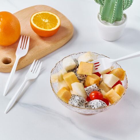 FocusLine 2000 Pack Place Plastic Spoons Bulk ، ملعقة صغيرة يمكن التخلص منها في الحرارة ، وأدوات فضية بلاستيكية لأخذ المطاعم والحفلات والنزهات والسفر وأي أحداث in Kuwait