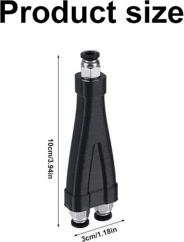 2-in-1 PTFE Adapter for Bambu Lab, Premium Tubing Connectors Feeding Modules Filament Tube Expansion Port Fit for P1S/P1C/X1C/X1E 3D Printer Accessories in Saudi Arabia