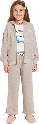 Volcom Girls' Lived in Lounge Frenchie Zip Fleece Sweatshirt in Saudi Arabia