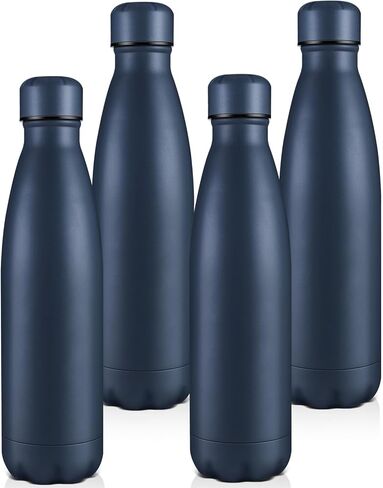 Volhoply 25oz زجاجات مياه معزولة 1/2/4 حزمة ، قارورة فراغ من الفولاذ المقاوم للصدأ مزدوج الجدار تبقي زجاجة تسرب باردة و BPA خالية in Kuwait