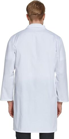 Professional Lab Coat White for Men Women Unisex Medical Labcoat Doctor Nurse Med Laboratory Coat in Saudi Arabia