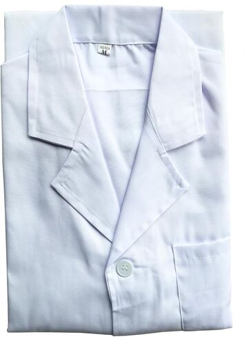 Professional Lab Coat White for Men Women Unisex Medical Labcoat Doctor Nurse Med Laboratory Coat in Saudi Arabia