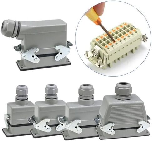 موصل الثقيلة 6-10-16-24-32-48 Core Pin Industrial Socket (24 Core Top Outlet) in Kuwait