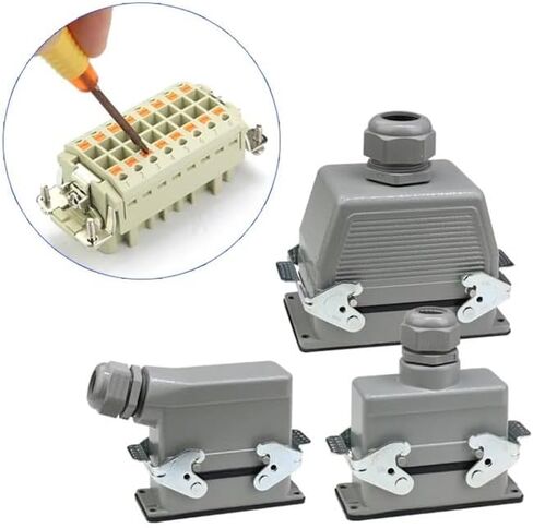 موصل الثقيلة 6-10-16-24-32-48 Core Pin Industrial Socket (24 Core Top Outlet) in Kuwait