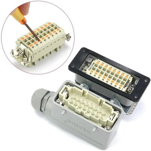 موصل الثقيلة 6-10-16-24-32-48 Core Pin Industrial Socket (24 Core Top Outlet) in Kuwait