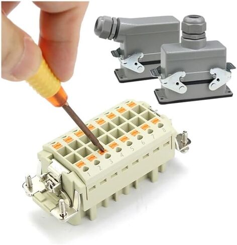 موصل الثقيلة 6-10-16-24-32-48 Core Pin Industrial Socket (24 Core Top Outlet) in Kuwait