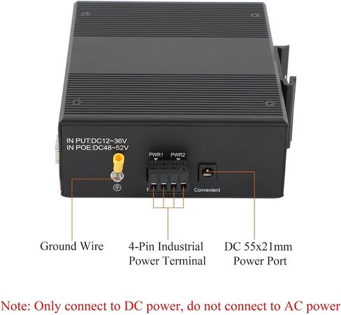 مفتاح الشبكة الصناعية Gigabit Ethernet الألياف الضوئية - 2SFP إلى 8 RJ45 ، مع 1PCS SFP Moudle -2lc 550m ، 10/100/1000M ، IP40 ، DIN Rail Mount in Kuwait