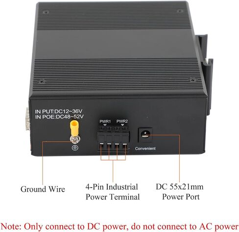 مفتاح الشبكة الصناعية Gigabit Ethernet الألياف الضوئية - 1SFP إلى 8 RJ45 ، مع 1PCS SFP Moudle -2lc 550m ، 10/100/1000M ، IP40 ، DIN Rail Mount in Kuwait