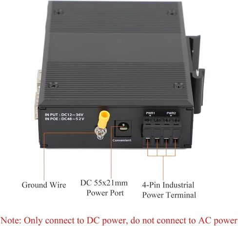 مفتاح الشبكة الصناعية Gigabit Ethernet الألياف الضوئية - 2SFP إلى 2 RJ45 ، مع 1PAIR SFP Moudle -SC 3km ، 10/100/1000M ، IP40 ، DIN Rail Mount in Kuwait