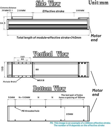 [60mm servo Bracket] حمولة ثقيلة 150 كجم مغلق بالكامل 100 مم عرض 4*EGH15CA SLIDER 2*EGR15 RAIL SFU1605/1610ACCURACY ± 0.012 (SFU1610-400MM) in Kuwait