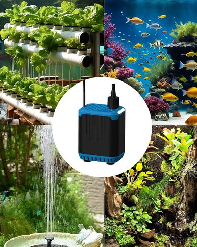 Proots 52GPH System System Mini Mini Pump-5-12V DC Ultra Quiet for Aquariums ، Hoep-ins in Kuwait