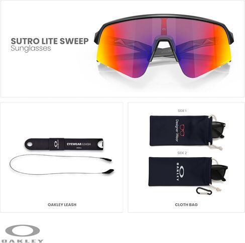 Oakley OO9465 SUTRO Lite Sweat Shield Shield Shield for Men +Bundle with Assactory Eyewear Kit in Saudi Arabia
