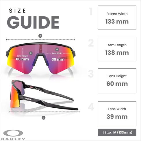 Oakley OO9465 SUTRO Lite Sweat Shield Shield Shield for Men +Bundle with Assactory Eyewear Kit in Saudi Arabia