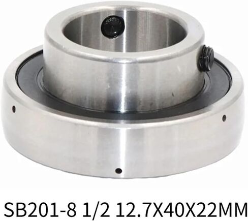 1pcs SB201-8 1/2 12.7x40x22mm inc insert تحمل القوس الخارجي القوس المسطح مع الأسلاك العلوية in Saudi Arabia