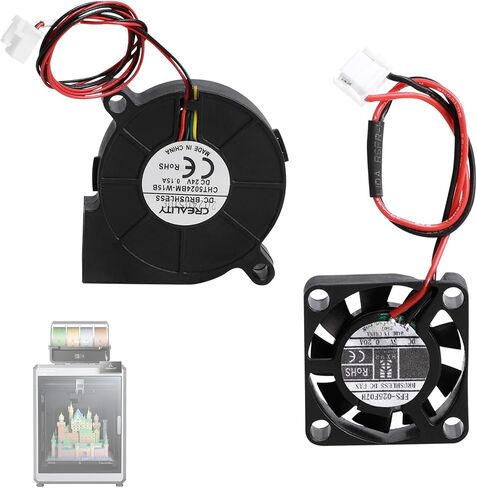Creality Official K2 Plus Heatbreak Fan 2PCS Throat Cooling Fan for Creality K2 Plus Combo 3D Printer (Pack of 2) in Saudi Arabia