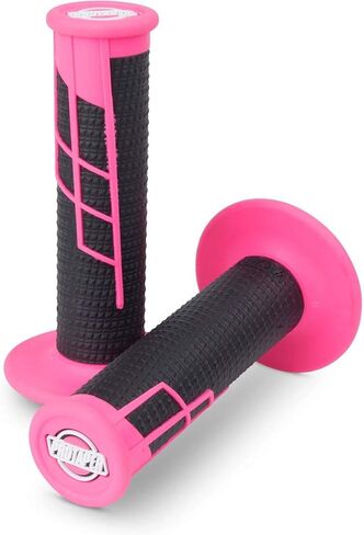 Pro Taper Clamp On Grips - 1/2 Waffle (NEON Pink/Black) in Saudi Arabia
