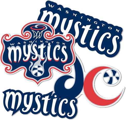 Desert Cactus Washington Mystics Sticker WNBA جمعية كرة السلة الوطنية للسيدات للسيدات مرخصة رسميًا في فينيل صائق شارات المحمول. in Saudi Arabia