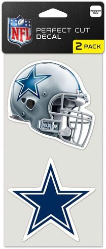 Wincraft NFL Dallas Cowboys صائق القطع المثالية (مجموعة من 2) ، 4 "× 4" in Saudi Arabia