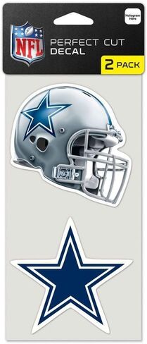 Wincraft NFL Dallas Cowboys صائق القطع المثالية (مجموعة من 2) ، 4 "× 4" in Saudi Arabia