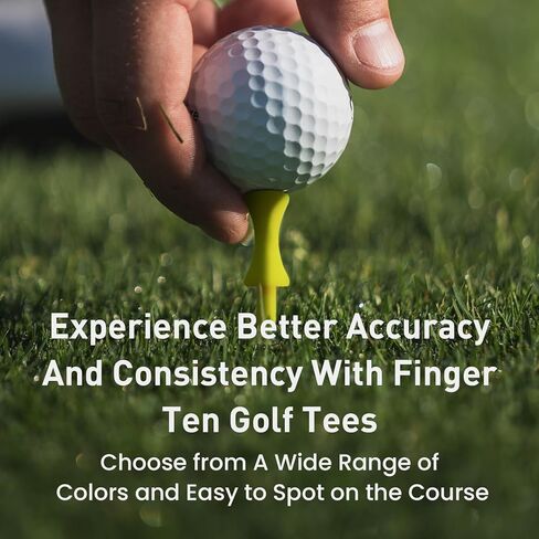 Plastic Golf Castle Tees Step Down Value 200 Count, Unbreakable Mixed or Same Height 1, 1 1/4, 2 3/4, 2 1/4, 2, 1 3/4, 1 1/2 Inch Length Colorful Pack for Practice in Kuwait