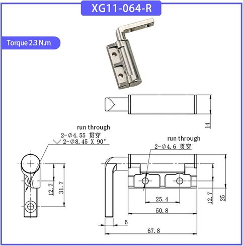 Zinc Alloy L Shaped Screw Damping Hinge Stops Rotating Shaft Adjustable Torque Load Bearing 1Pcs(Gold) in Saudi Arabia