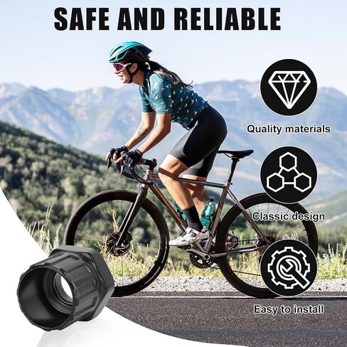 6pcs Bike Cassette Removal Tool, Mountain Bike Cassette Removal Tool Easy to Install Sprocket Lockring Chain Whip Accessory for Repairing Bicycle Freehub in Saudi Arabia