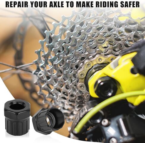 6pcs Bike Cassette Removal Tool, Mountain Bike Cassette Removal Tool Easy to Install Sprocket Lockring Chain Whip Accessory for Repairing Bicycle Freehub in Saudi Arabia