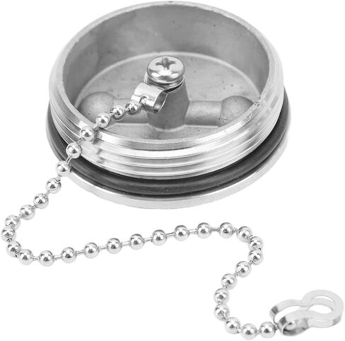 Boat Fuel CoverBoat Fuel CapMarine Fuel, Boat Marine Fuel Cover Deck Fill Filler Boat Accessories Stainless Steel Deck Fill Cover Boat Gas (50MM) in Saudi Arabia